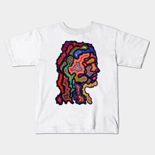 Face of Faces Kids T-Shirt